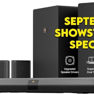 1 Nakamichi Shockwafe Ultra 9.2.4 Channel Dolby Atmos/DTS:X Soundbar with Dual 10" Subwoofers (Wireless), 4 Rear Surround Effects Speakers, eARC and SSE Max Technology (Flagship)