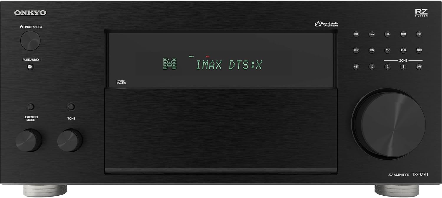 Onkyo TX-RZ70 11.2-Channel AV Receiver - 140 Watts Per Channel, Dirac Live Out of Box, Works with Sonos Certified, THX Certified and More - Image 4